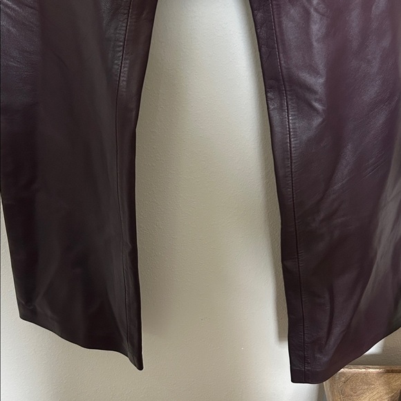 *Tommy Bahama Rich maroon Leather Pants - Picture 5 of 9